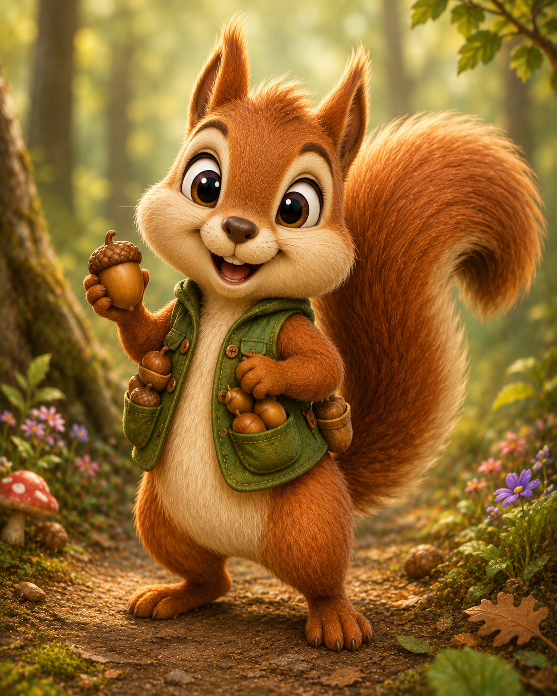 Archie the Acorn Squirrel 🐿️