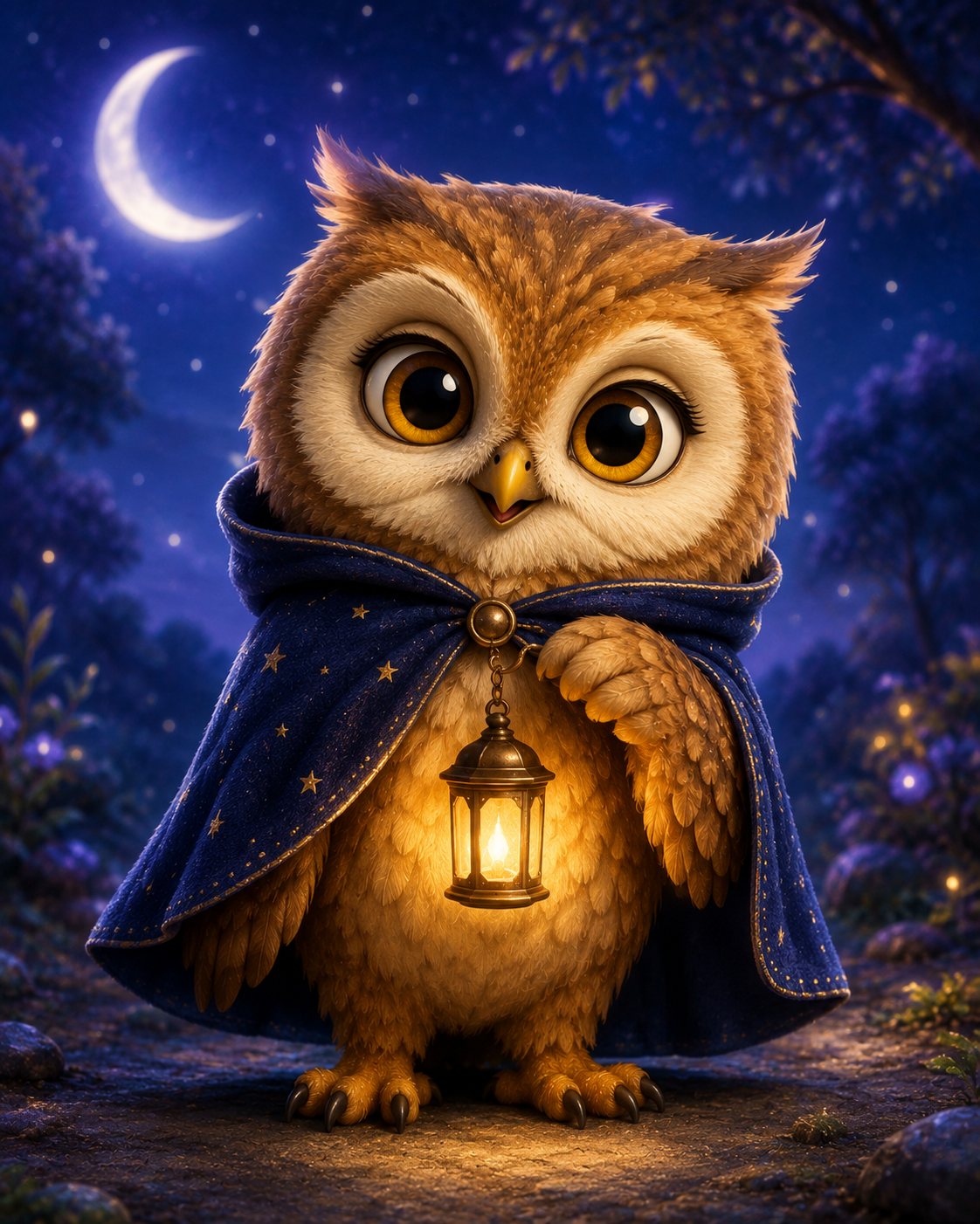 Luna the Lantern Owl 🦉